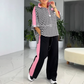 💗Trendy randig topp och byxor för kvinnor (2-delad uppsättning)