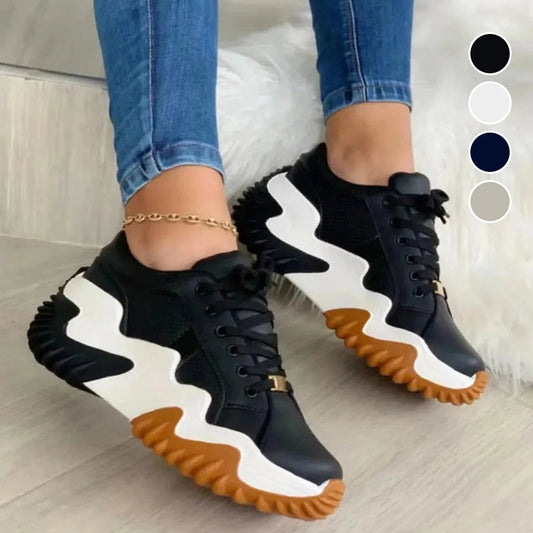 Damskor med tjock sula och mode