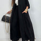 Dam Casual Cardigan Byxor med vida ben 2 delar Set