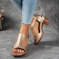🔥  Het försäljning - Spara 49% rabatt 🔥 Sandaler med hög klack för kvinnor-Arch Support Sandaler för kvinnor