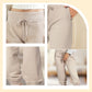 🎁Sista dagen 49 % rabatt🔥Dam 2026 Ultra Soft Lounge Capri Joggers Sweatpants Athletic Yoga med fickor