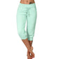 🎁Sista dagen 49 % rabatt🔥Dam 2026 Ultra Soft Lounge Capri Joggers Sweatpants Athletic Yoga med fickor