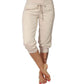 🎁Sista dagen 49 % rabatt🔥Dam 2026 Ultra Soft Lounge Capri Joggers Sweatpants Athletic Yoga med fickor