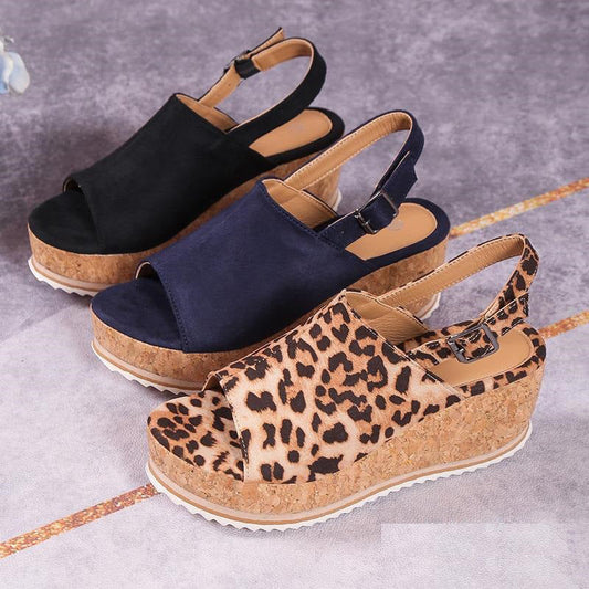 Casual Wedge-sandaler med plattform för kvinnor