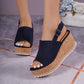 Casual Wedge-sandaler med plattform för kvinnor