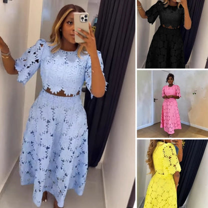 Tvådelat set med ihålig design för dammode