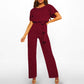 Jumpsuit med vida ben och hög midja för kvinnor
