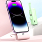 Bärbar Powerbank med Hög Kapacitet och Inbyggda Kablar 🔋🔌 - Alltid Beredd för Laddning på Resan! 🚀