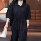 ⏳ Tidsbegränsad Special⏰Fashion Solid Color Sparkle Shirt & Wide-Leg Pants Set