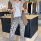 Leopard Print Casual Pants