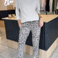 Leopard Print Casual Pants