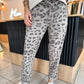 Leopard Print Casual Pants