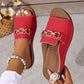 👡✨Fotvalvsstöd sandaler med guldspänne