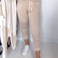 ⏳ Tidsbegränsad special⏰Kvinnor 2-delade outfits Casual T-Shirt & Crop Joggers