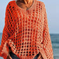 🎉Limiterad försäljning🎉Kvinnor Casual Solid Color Crochet Stickad Topp