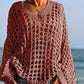 🎉Limiterad försäljning🎉Kvinnor Casual Solid Color Crochet Stickad Topp
