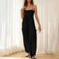 Strand Casual Axelbandslös Rygglös Jumpsuit med Vida Ben