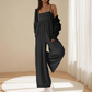 Strand Casual Axelbandslös Rygglös Jumpsuit med Vida Ben
