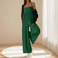 Strand Casual Axelbandslös Rygglös Jumpsuit med Vida Ben