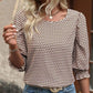 👚Ladies casual topp med rund hals och tryck