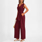 Jumpsuit med V-ring för kvinnor