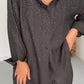 Sparkly Shirts för kvinnor ＆ Wide-Leg Pants 2-delat set