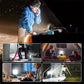 🔥Mycket praktisk🏕️LED-strålkastare med USB/Type-C-laddning💡