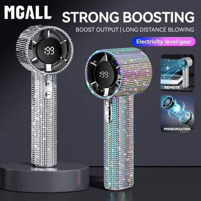 S5 All-Diamond Luxury Crafted Bärbar handhållen turbofläkt