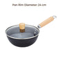 Fiskfjällsmönster Flat botten Non-Stick Pan