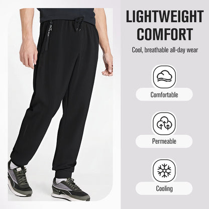 🔥Fabriksdirekt!🔥Lättviktiga, lediga, snabbtorkande sweatpants för män