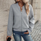Casual Fashionabel Cardigan med dragkedja för kvinnor