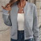 Casual Fashionabel Cardigan med dragkedja för kvinnor