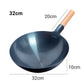 Obelagd non-stick-wok i järn