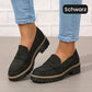 ⏳Fabrikserbjudande sista dagen - 53% rabatt 🎁Bekväma damloafers med grov klack och slip-on