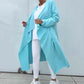 🌟Draped Longline Cardigan för kvinnor
