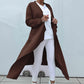 🌟Draped Longline Cardigan för kvinnor