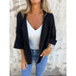 Casual cardigan i imitationsmocka