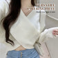 🔥New Arrivals Special Offer-Chic V-Neck Long Sleeve Wrap Front Sweater