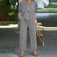 Elegant 3-delat Relaxed Fit-set för damer
