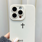 🎁 Het rea 49 % rabatt 🔥Matt iPhone-fodral med korsmönster