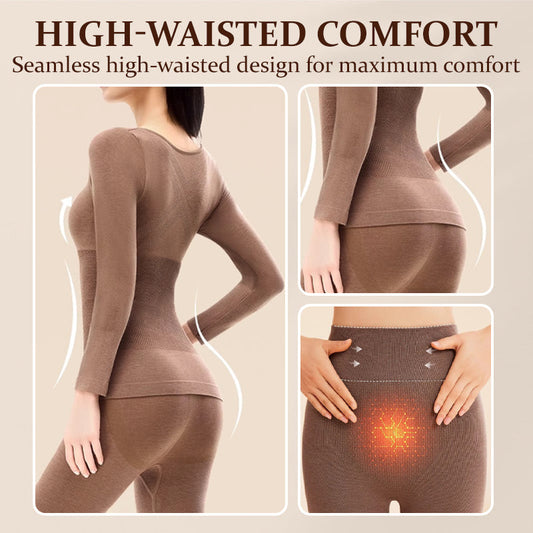 🔥Köp 2 och få fri frakt🔥Snygg och bekväm tvådelad damkollektion med långärmad tröja och långbyxor