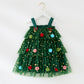 Christmas Star Toddler Girl Tulle Dress