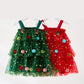 Christmas Star Toddler Girl Tulle Dress
