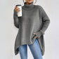 Damkläder Enfärgad turtleneck-tröja