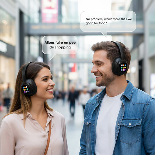 ✨AI Bluetooth-hörlurar med LCD-display🎧