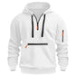Varm utility-hoodie med kvartlång dragkedja för herr –👏Komfort, stil och praktiskhet i ett mångsidigt plagg!