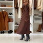 Mångsidig Premium Moderiktig Lång Trenchcoat
