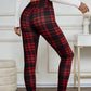 Rutiga leggings för damer – mjuka, stretchiga och snygga vinterplagg 🧣