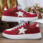 Dam Vintage Glitter Mode Fritid Sneakers