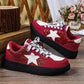 Dam Vintage Glitter Mode Fritid Sneakers